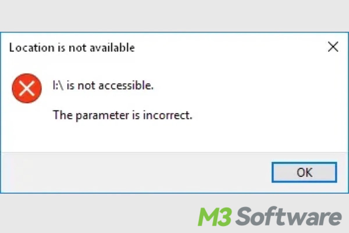 BitLocker drive not accessible parameter incorrect