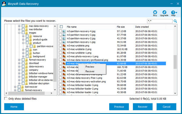 Recover files from the BitLocker encrypted drive