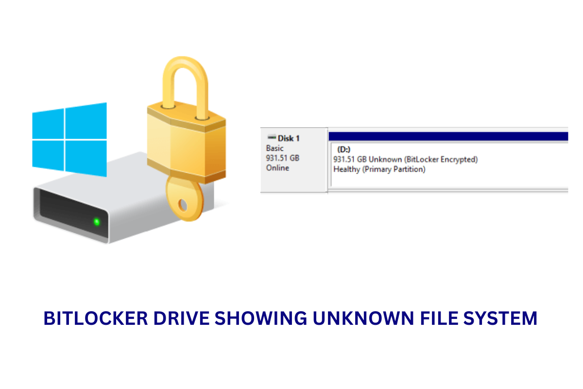 BitLocker drive unknown file system