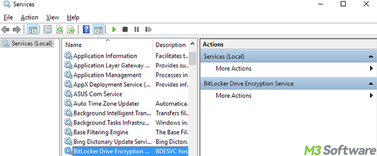 BitLocker Drive Encryption Service