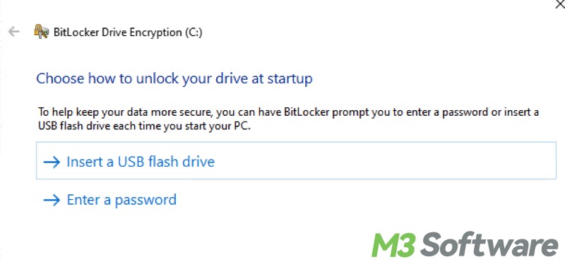 turn on BitLocker in Windows