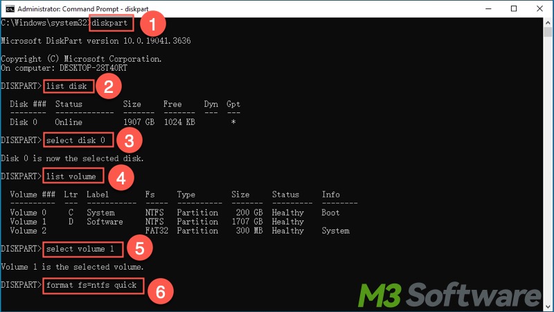 format BitLocker drive in cmd