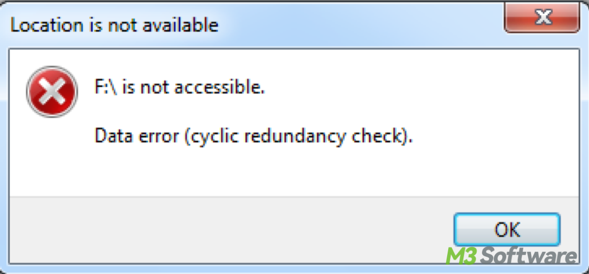 Data error (Cyclic redundancy check)