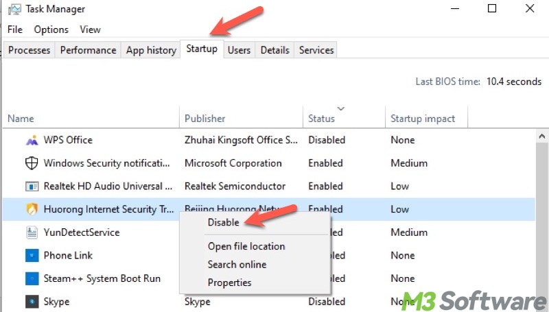 perform Clean Boot in Windows 10