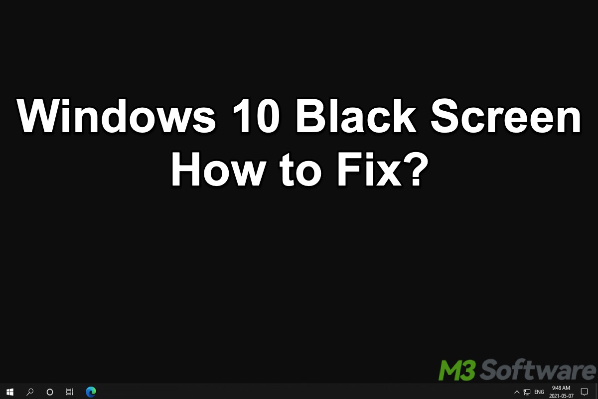 Windows 10 black screen
