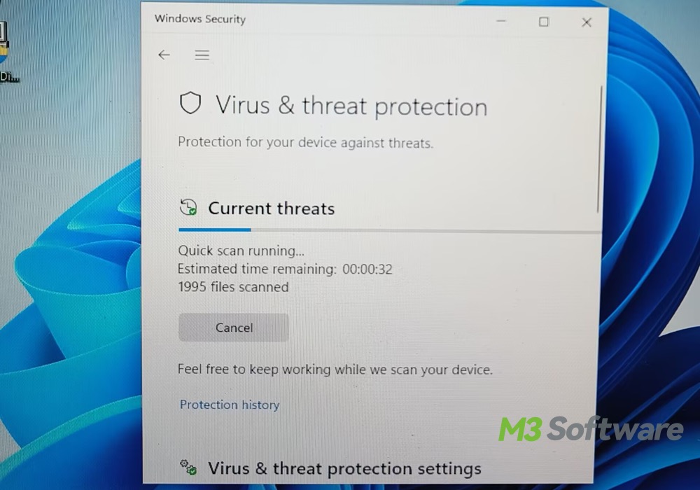 Scanning virus