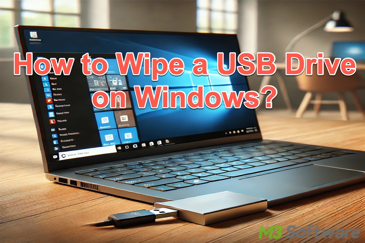 how to wipe a USB drive