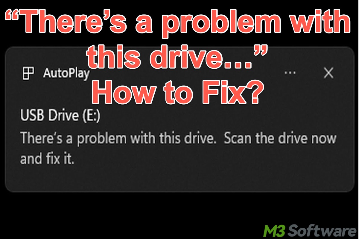 there is a problem with this drive