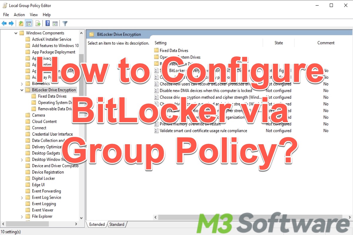 BitLocker Group Policy