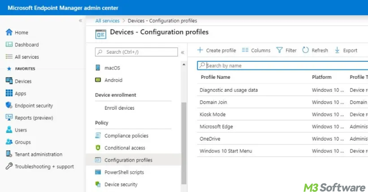 Intune Endpoint Manager