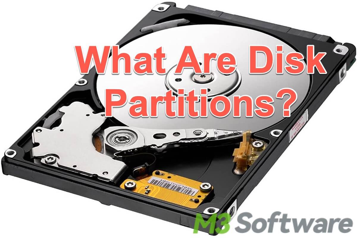 what are disk partitions