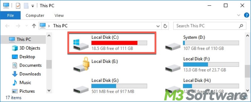 Local Disk C is full