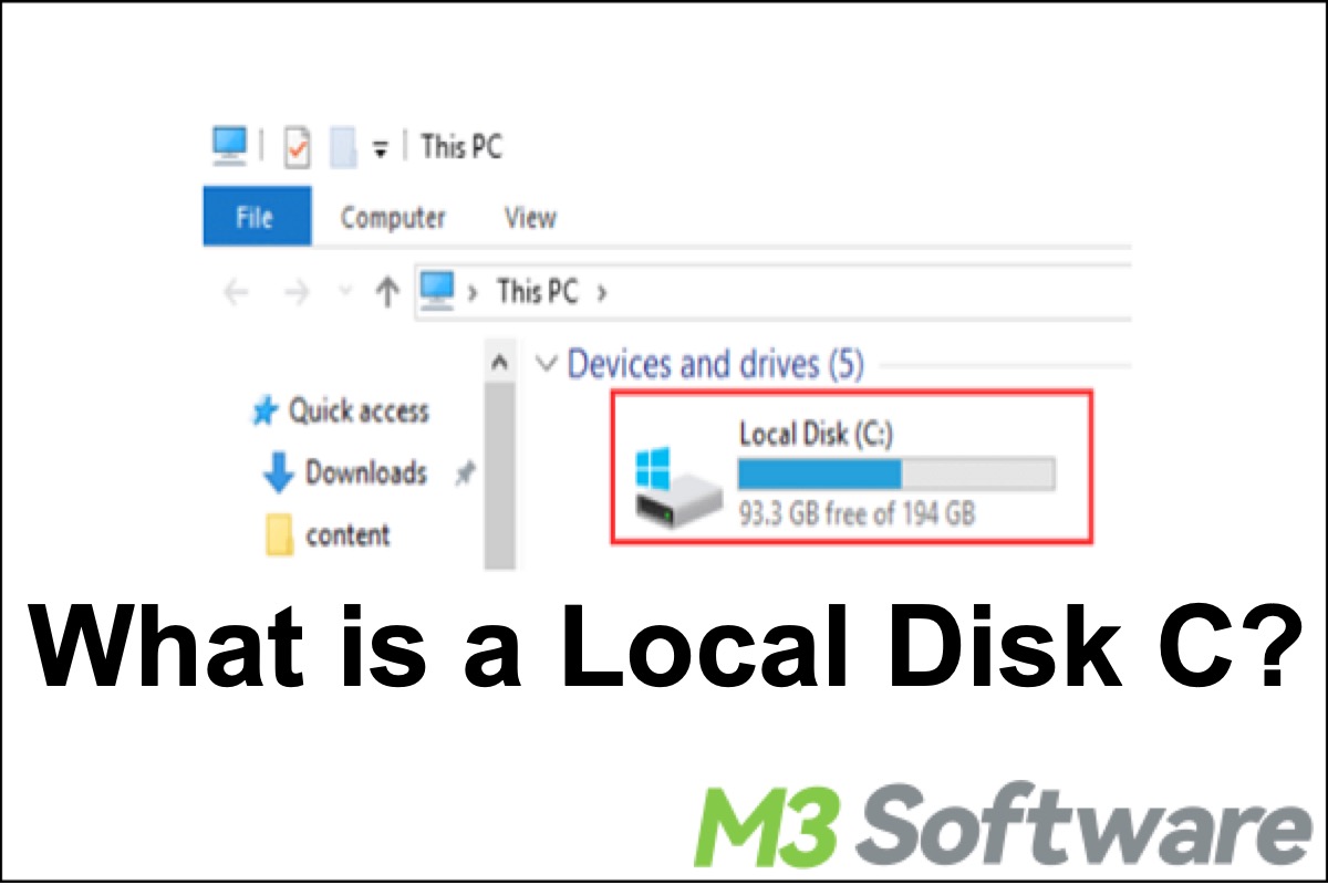 What is a Local Disk C