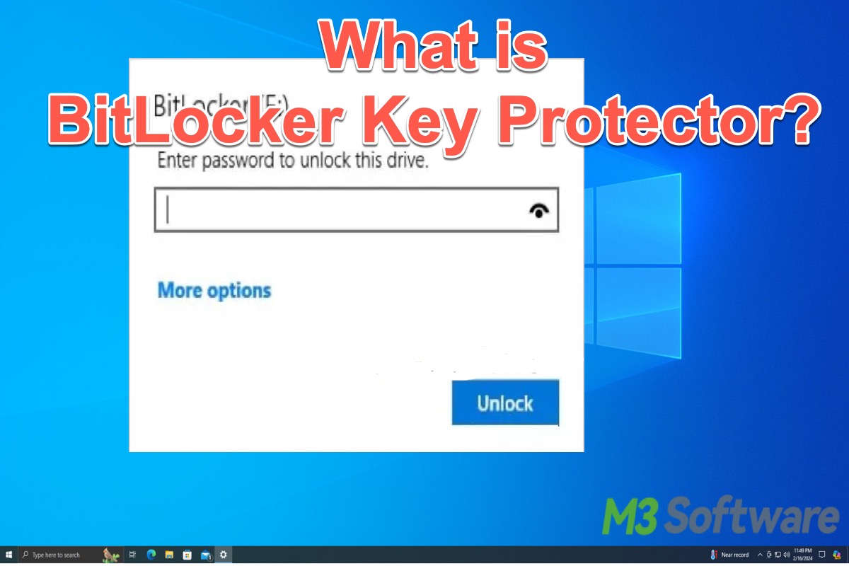 BitLocker key protectors