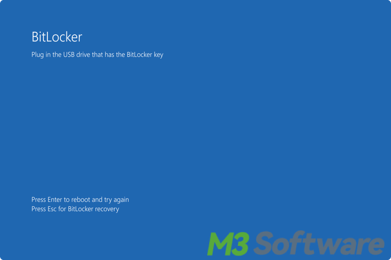 BitLocker preboot startup key