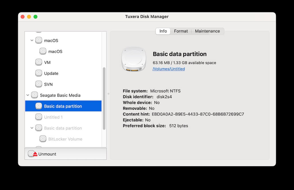 Tuxera NTFS for Mac