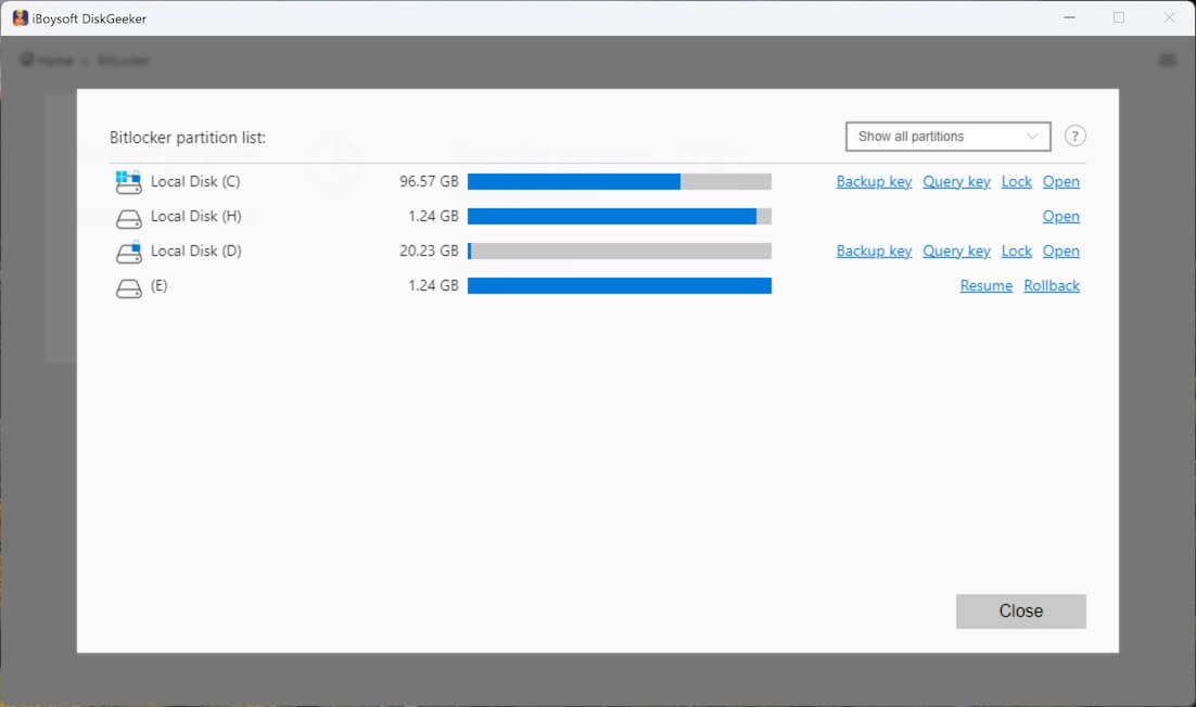 iBoysoft DiskGeeker for Windows