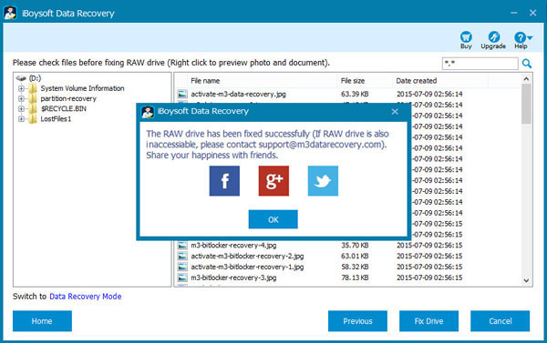 Windows 10 RAW drive recovery, RAW drive data recovery