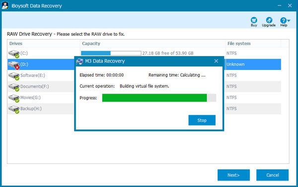 RAW partition recovery software