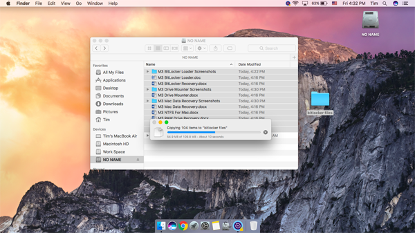 how to install windows on external hard drive mac
