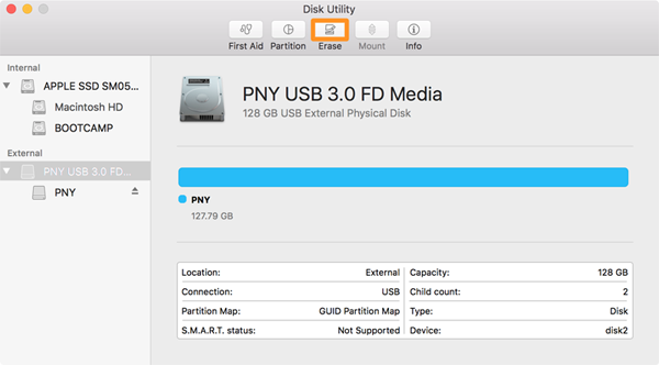 flash drive format compatible with mac and pc