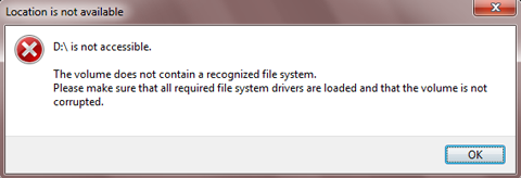 How to Fix Drive not Accessible and Recover Data?