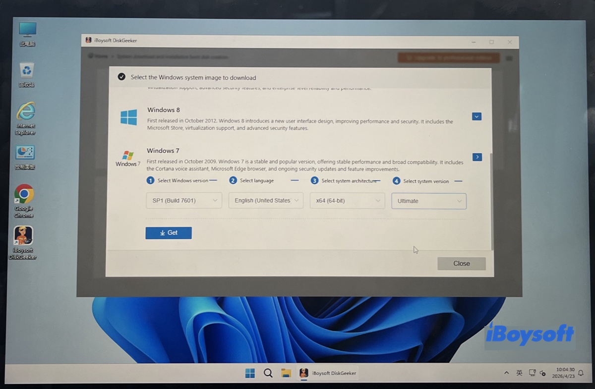 Downloading Windows 7 Ultimate ISO